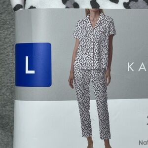 Karen Neuburger Women's L 2 Piece Pajama Set Multicolor d1269